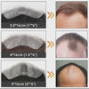 Frontal Hair Toupee for Men & Women Thin Skin PU for Forehead Area