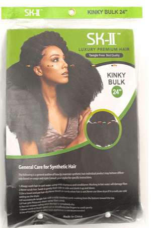 AFRO KINKY BULK 24-INCH Crochet Twisting Braiding Hair - Ripples Hair & Beauty Supplies