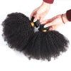 Afro Kinky Curly Weft Hair Extensions 100% Mongolian Human Hair 4A 4B 4C - Ripples Hair & Beauty Supplies