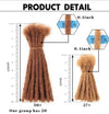 Dreadlocks Hair Extensions 1.0 CM (0.4 inch) EXTRA THICK - Ripples Hair & Beauty Supplies