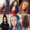 Goddess Box Braids with Loose Curls 24-Inch Crochet Braiding - Ripples Hair & Beauty Supplies