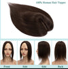 Human Hair Toppers Toupee Extensions, Center-Crown Parting Wig Hairpiece. - Ripples Hair & Beauty Supplies