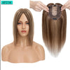 Human Hair Toppers Toupee Extensions, Center-Crown Parting Wig Hairpiece. - Ripples Hair & Beauty Supplies
