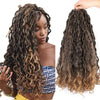 Mermaid Goddess Locs With Wavy 20-Inch Crochet Pre-Looped Ombre Hair - Ripples Hair & Beauty Supplies