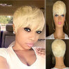 Bleached Blonde Short Hair Trend Fluffy Wig- Ripples Hair & Beauty Supplies
