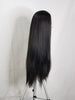 Synthetic Lace Front Wig for Black Women - Yaki Straight 24-Inch Long Hair Wig, Heat Resistant Fiber - Ripples Hair & Beauty Supplies