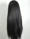 Synthetic Lace Front Wig for Black Women - Yaki Straight 24-Inch Long Hair Wig, Heat Resistant Fiber - Ripples Hair & Beauty Supplies