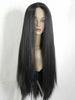 Synthetic Lace Front Wig for Black Women - Yaki Straight 24-Inch Long Hair Wig, Heat Resistant Fiber - Ripples Hair & Beauty Supplies